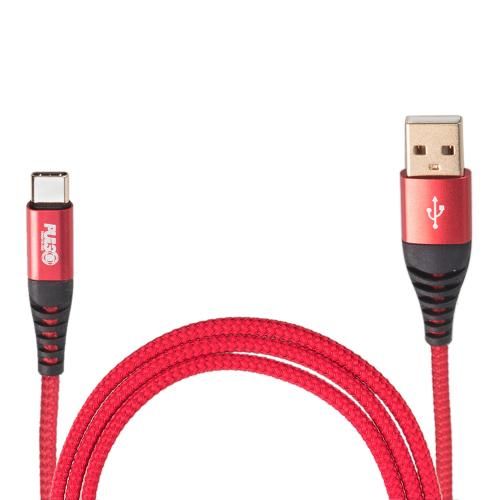 Кабель VOIN CC-4201C RD USB - Type C 3А, 1m, red (швидка зарядка/передача даних) (CC-4201C RD)