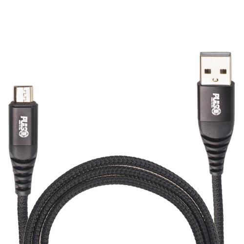 Кабель VOIN CC-4202M BK USB - Micro USB 3А, 2m, black (швидка зарядка/передача даних) (CC-4202M BK)