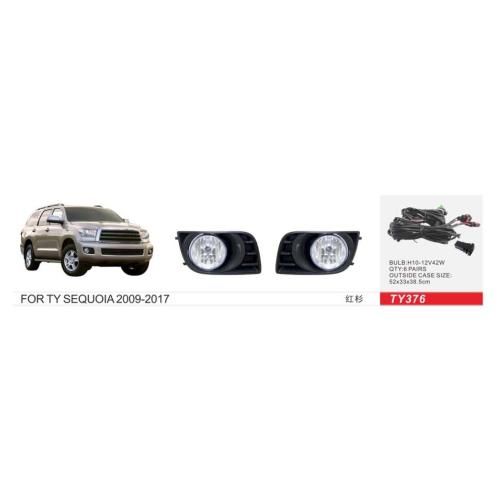 Фари дод. модель Toyota Sequoia 2009-17/TY-376/H10-12V42W/eл.проводка (TY-376)