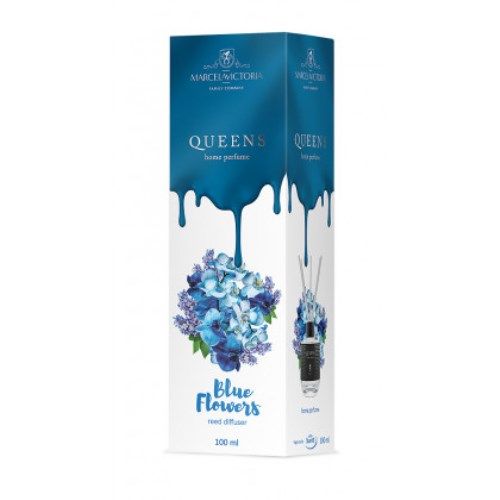 Ароматизатор рідкий для дому/офісу Tasotti "Car & Home" QUEENS White 100ml  Blue Flowers (100253)
