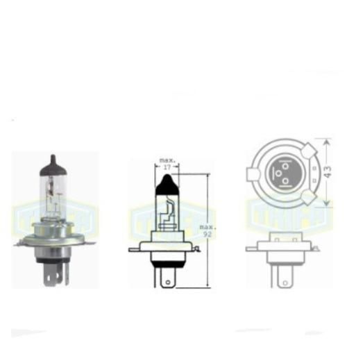 Лампа автомобільна  Галогенна лампа для фари Trifa HS1 6V 35/35W PX 43t (01650)