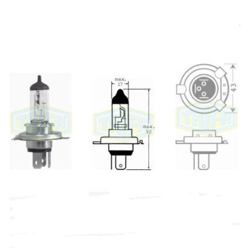 Лампа автомобільна  Галогенна лампа для фари Trifa HS1 12V 35/35W (01610)