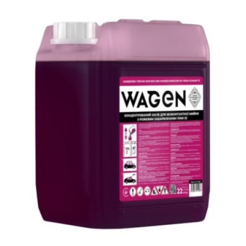 WAGEN Концентрований засіб для безконтактної мийки з рожевим забарвленням піни "ACTIVE FOAM 33 PINK", 22 кг. (2287)