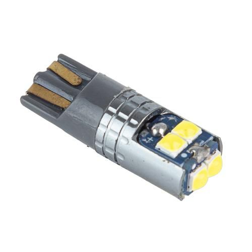 Лампа PULSO/габаритна/LED T10/6SMD-3030 CANBUS/12v/1,9w/170lm White (LP-60390)