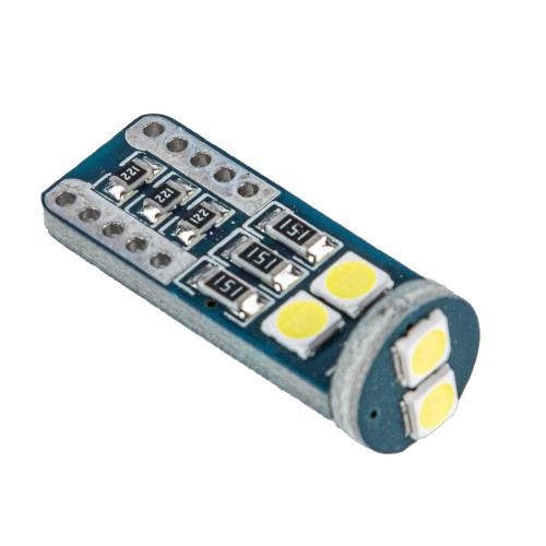 Лампа PULSO/габаритна/LED T10/6SMD-3030 CANBUS/12v/1,3w/140lm White (LP-60391)