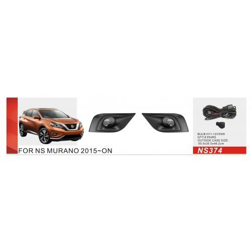 Фари дод. модель Nissan Murano 2015-18/NS-374/H11-12V55W/eл.проводка (NS-374)