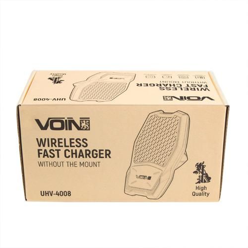 Тримач мобільного телефону VOIN UHV-4008, магнітний з бездротовою зарядкою, без кронштейна (UHV-4008)