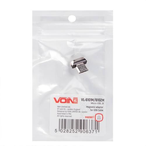 Адаптер для магнітного кабелю VOIN 6101M/6102M, Micro USB, 3А (VC-6101M/6102M)