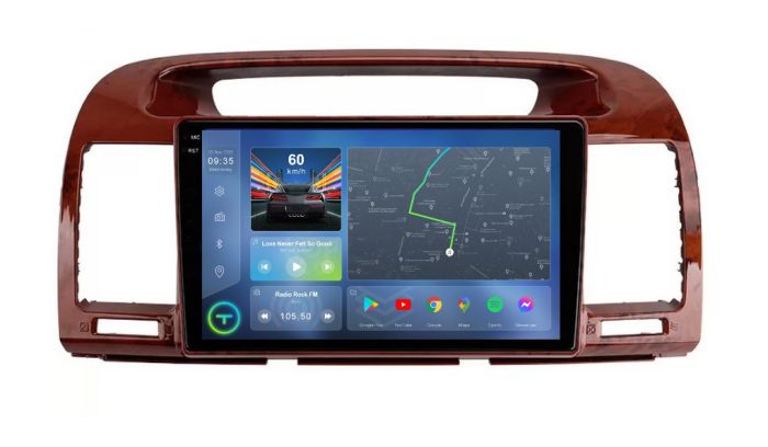 Штатна магнітола Torssen 2K Toyota Camry 30 01-06 дерево F96128 4G Carplay DSP