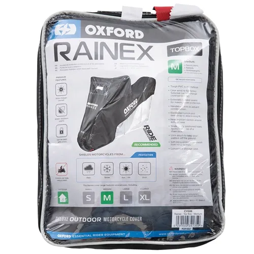 Чохол для мотоцикла Oxford Rainex Black/Grey Top Box