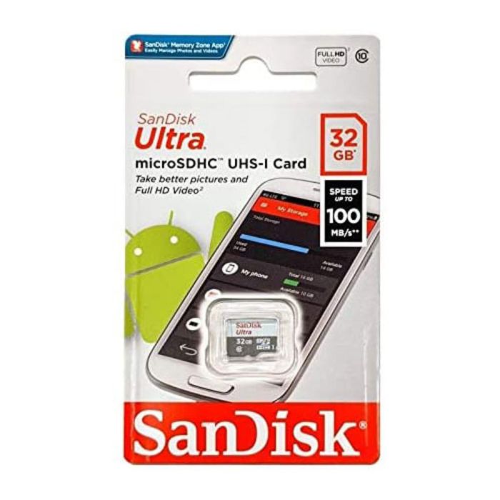 Kарти пам'яті SANDISK ULTRA 32GB CLASS 10 A1 (100MB/S)