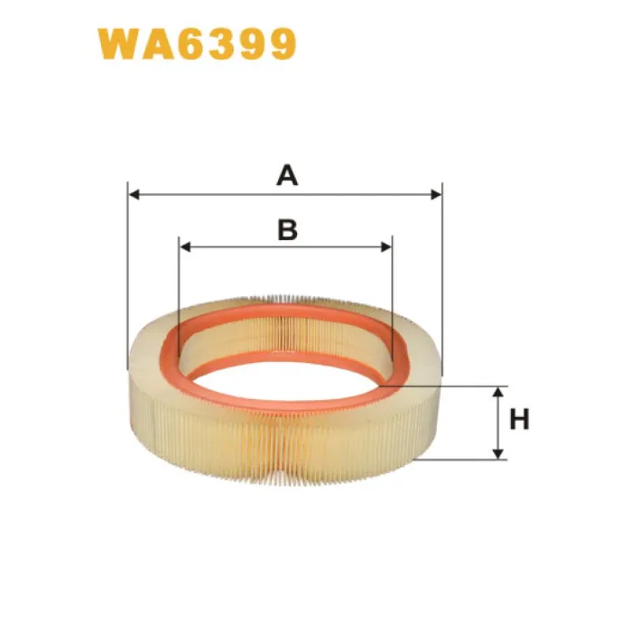 Фільтр повітря Obsolete Wix Filters (WA6399)