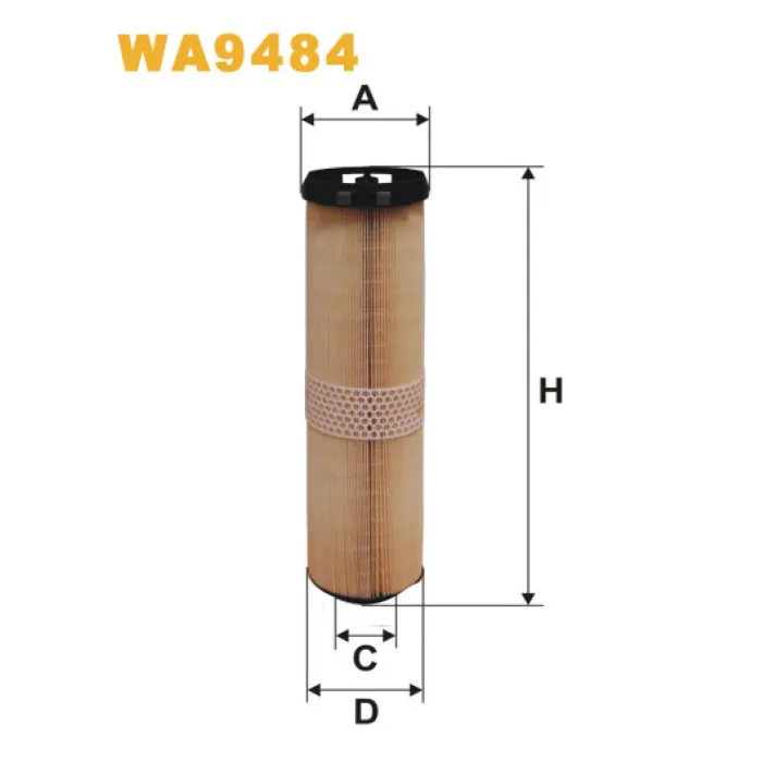 Фільтр повітря Mercedes E (W/S211) Wix Filters (WA9484)