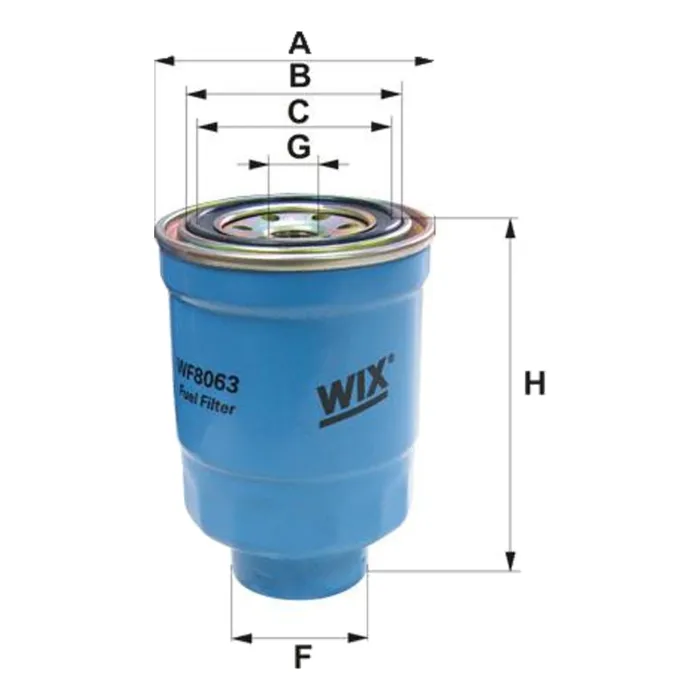 Фільтр паливний WIX FILTERS  (WF8062)