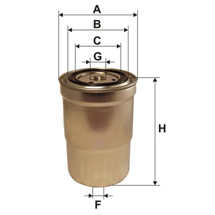 Фільтр паливний WIX FILTERS Mitsubishi Pajero III (WF8341)