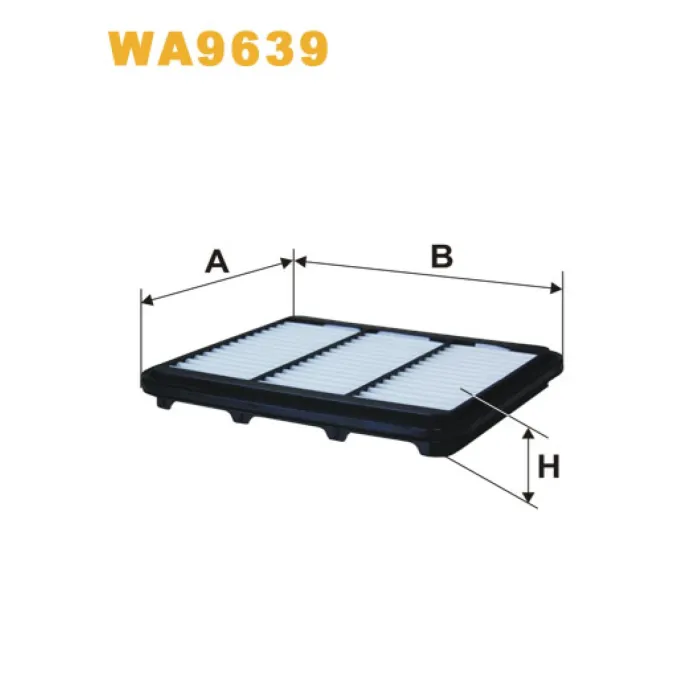 Фільтр повітря Daewoo (Chevrolet) Matiz Wix Filters (WA9639)