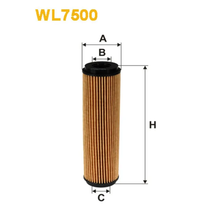Фільтр оливи Mercedes C (W204), E (W212), SLK (R172) Wix Filters (WL7500)