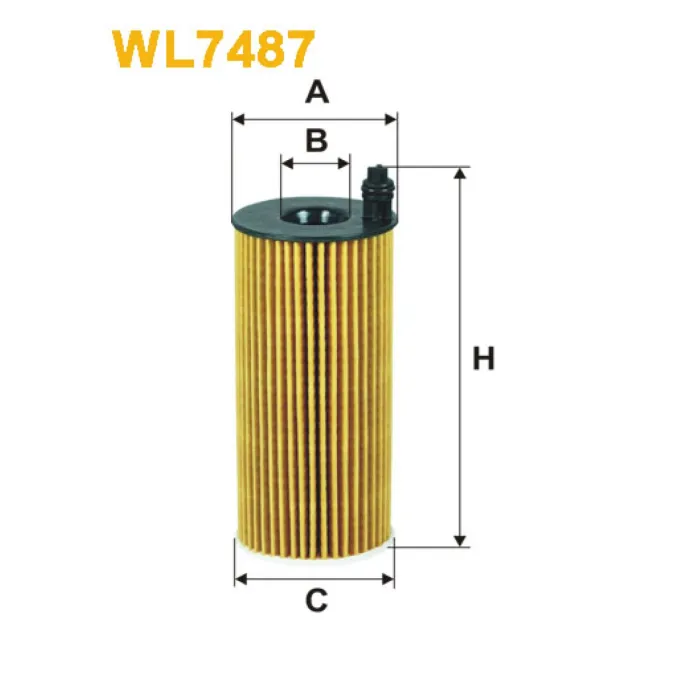 Фільтр оливи BMW 1 (F20/F21), 2 (F22), 3 (E90/E91/E92/E93), 3 (F30/31), 3 GT (F34), 4 Wix Filters (WL7487)