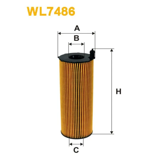 Фільтр оливи Audi A4 (B6,B7/8E,8H), A4 (B8/8K), A5 (8T), A6 II (4F/C6), Allroad II (4F Wix Filters (WL7486)