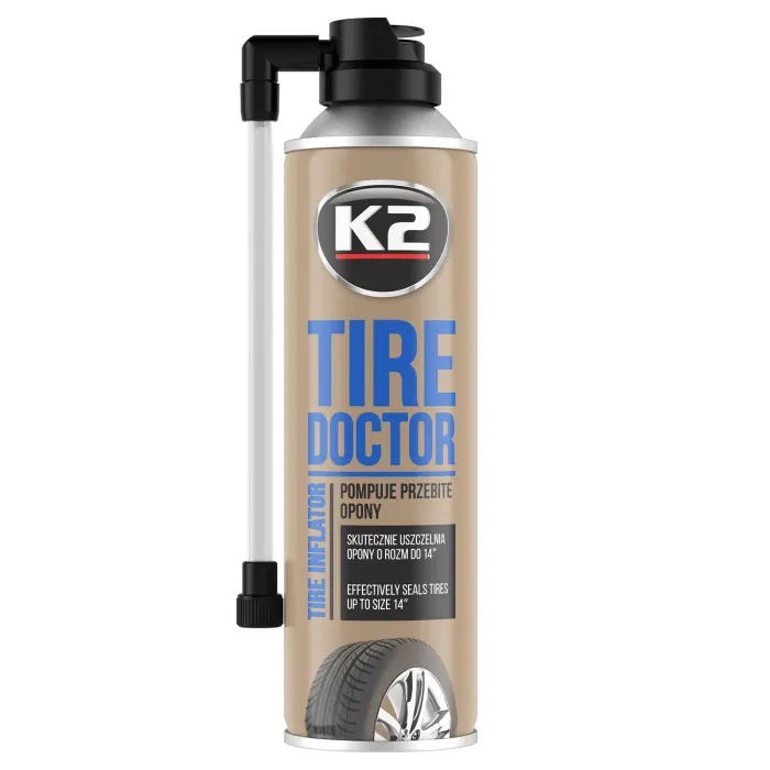 Герметик для усунення проколів шин K2 Tire Doctor аерозоль 400 мл (B310)