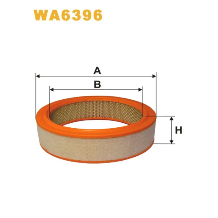 Фільтр повітря Odmiana filtra AR 214 z otulina filtracyjna Wix Filters (WA6396)