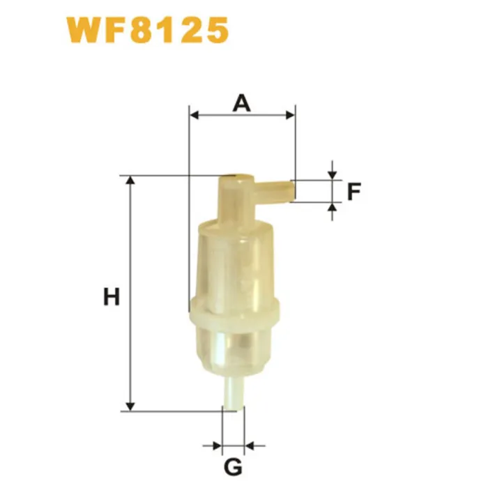 Фільтр паливний WIX FILTERS Evobus, John Deere, Mercedes-Benz (WF8125)