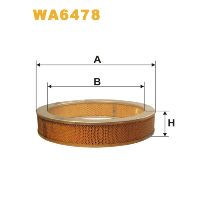 Фільтр повітря Nissan Patrol Wix Filters (WA6478)
