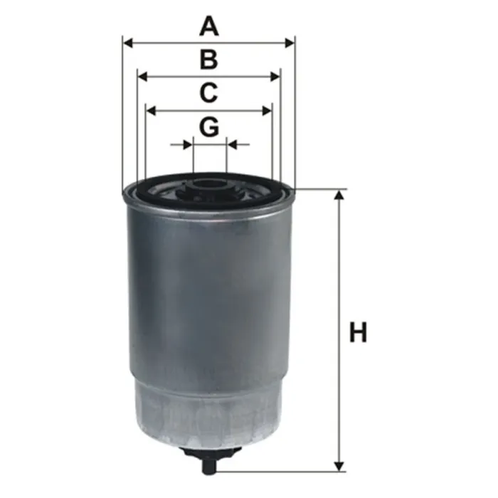 Фільтр паливний WIX FILTERS Hyundai, Kia (WF8398)