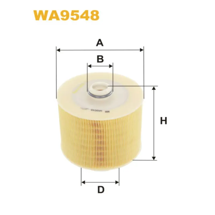 Фільтр повітря Audi A6 II (4F/C6), Allroad II (4FH) Wix Filters (WA9548)