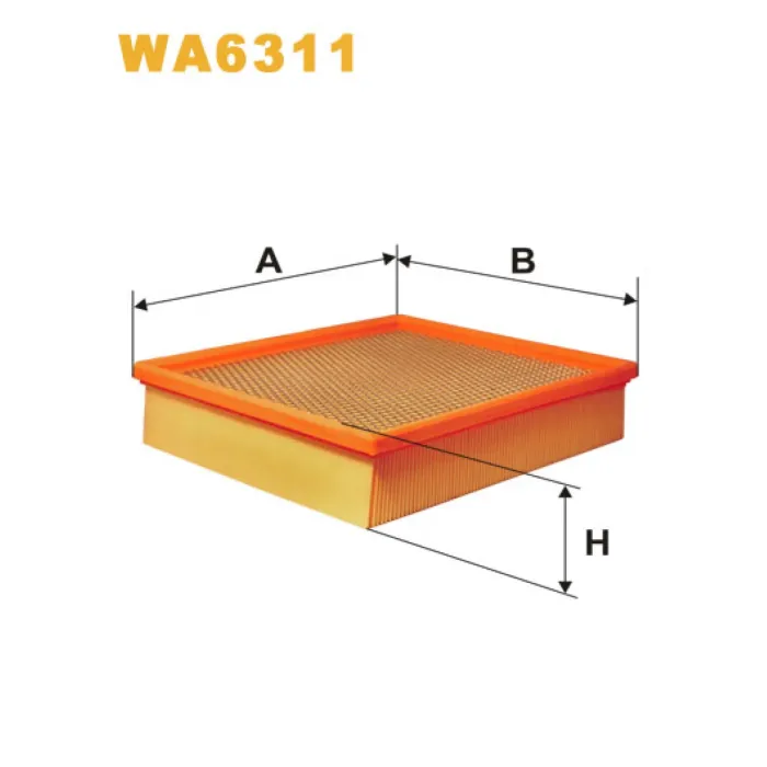 Фільтр повітря Landrover Range Rover II Wix Filters (WA6311)