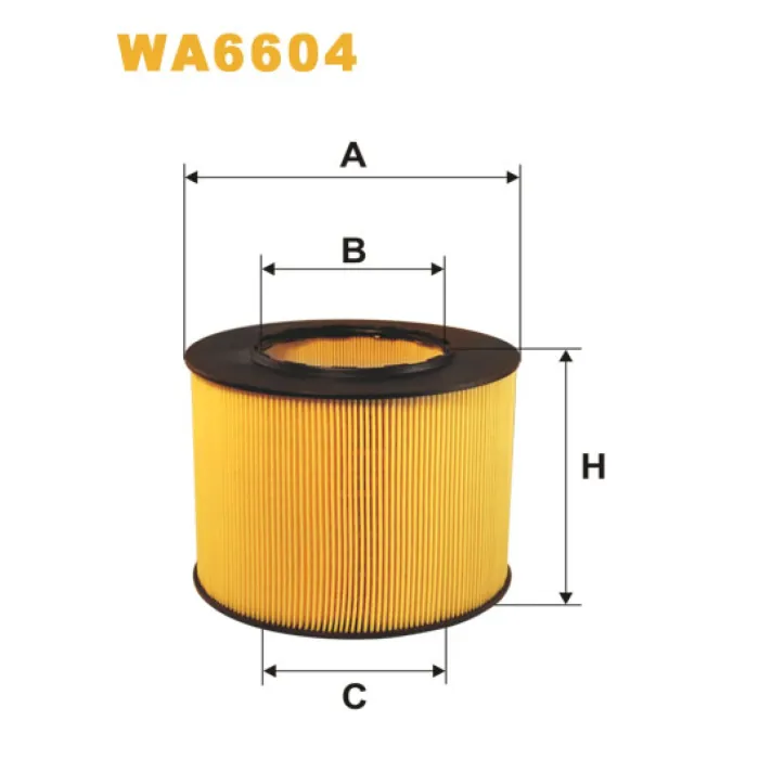 Фільтр повітря Saab 9-5 Wix Filters (WA6604)