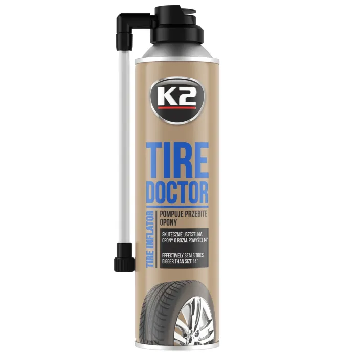 Герметик для усунення проколів шин K2 Tire Doctor аерозоль 500 мл (B311)