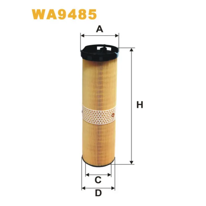 Фільтр повітря Mercedes E (W/S211), S (W220) Wix Filters (WA9485)