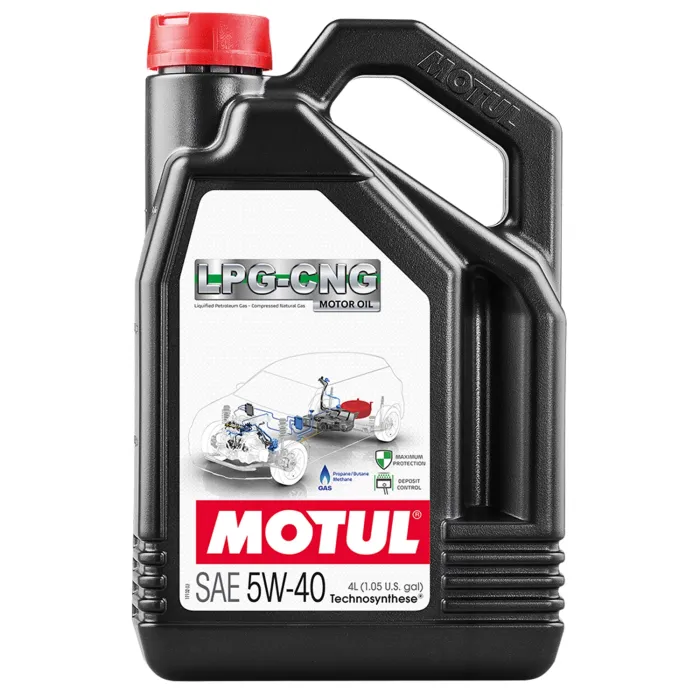 Олива моторна MOTUL LPG-CNG 5W40 4 л (110669)