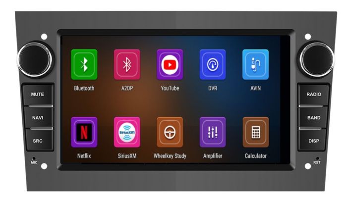 Штатна магнітола Torssen Opel Vectra/Astra/Zafira/Vivaro/Antara F7232 Carplay grey