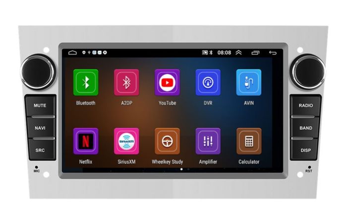 Штатна магнітола Torssen Opel Vectra/Astra/Zafira/Vivaro/Antara F7232 Carplay silver