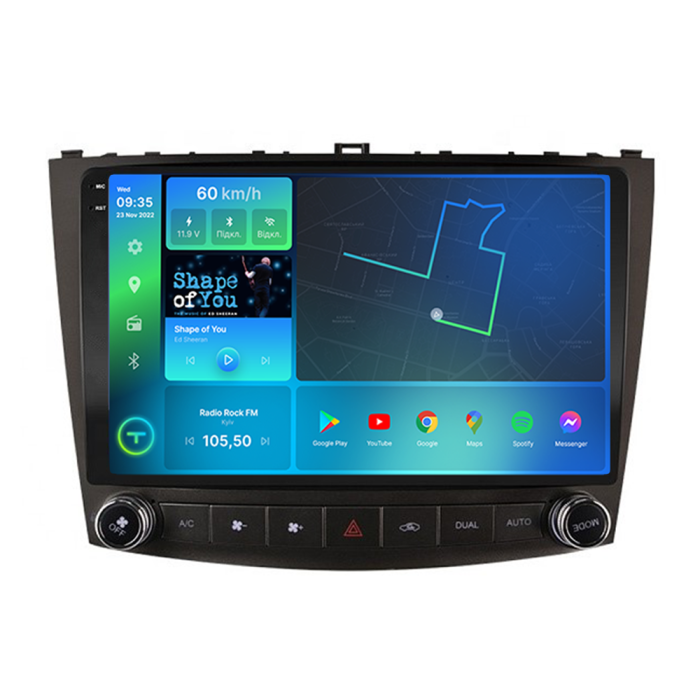 Штатна магнітола Torssen 2K Lexus IS250 05-13 F10432 4G Carplay DSP