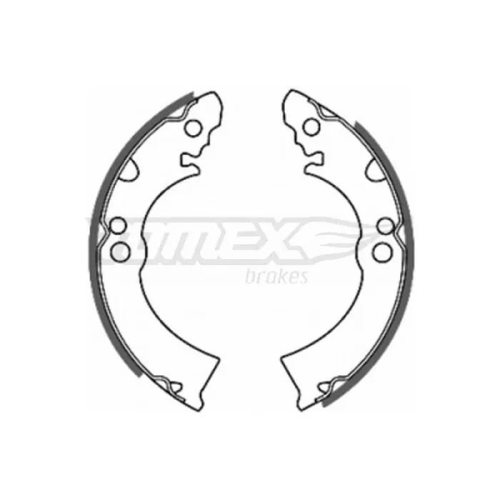 Гальмівна колодка барабанна Tomex (TX 20-63)