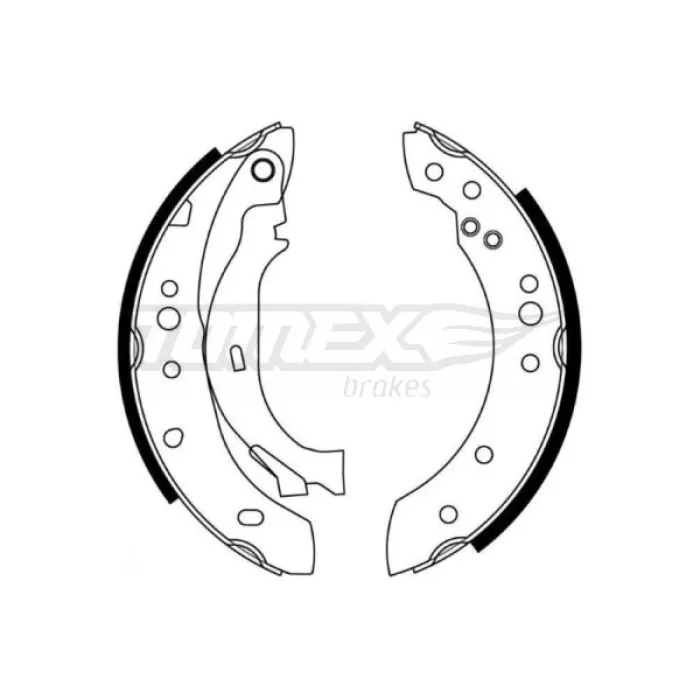 Гальмівна колодка барабанна Tomex (TX 21-27)