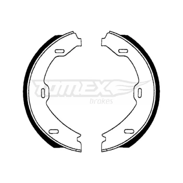 Гальмівна колодка барабанна Tomex (TX 22-69)