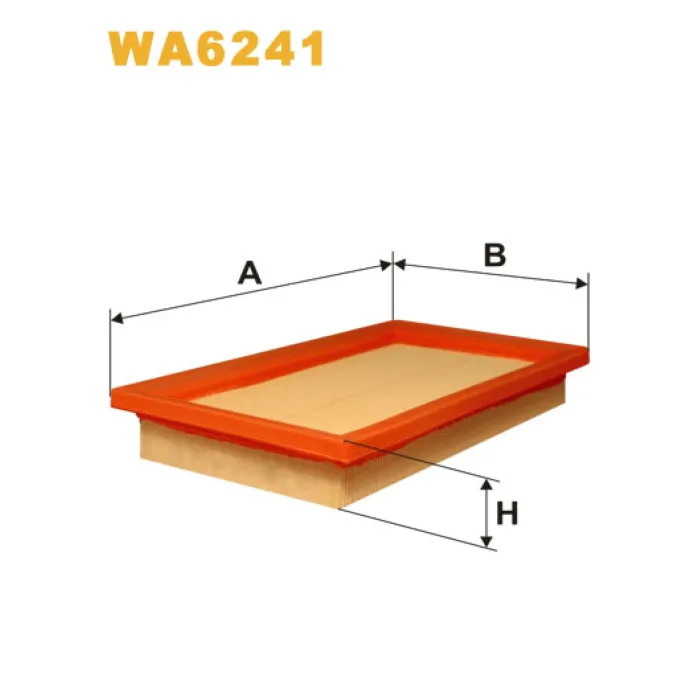 Фільтр повітря Daihatsu Hi-Jet; Fiat Panda, Uno, Uno (PL); Innocenti Mille; Piaggio Wix Filters (WA6241)
