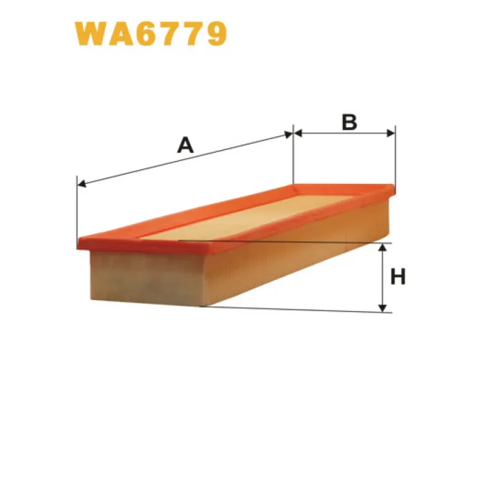 Фільтр повітря Citroen Berlingo II, C2, C3, C3 II; Peugeot 1007, 207, Partner II Wix Filters (WA6779)