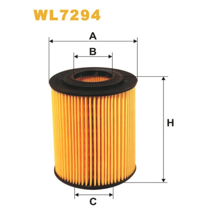 Фільтр оливи Honda Civic VII; Opel Astra Classic II, Astra G/Cabrio/Coupe (Astra II), Wix Filters (WL7294)
