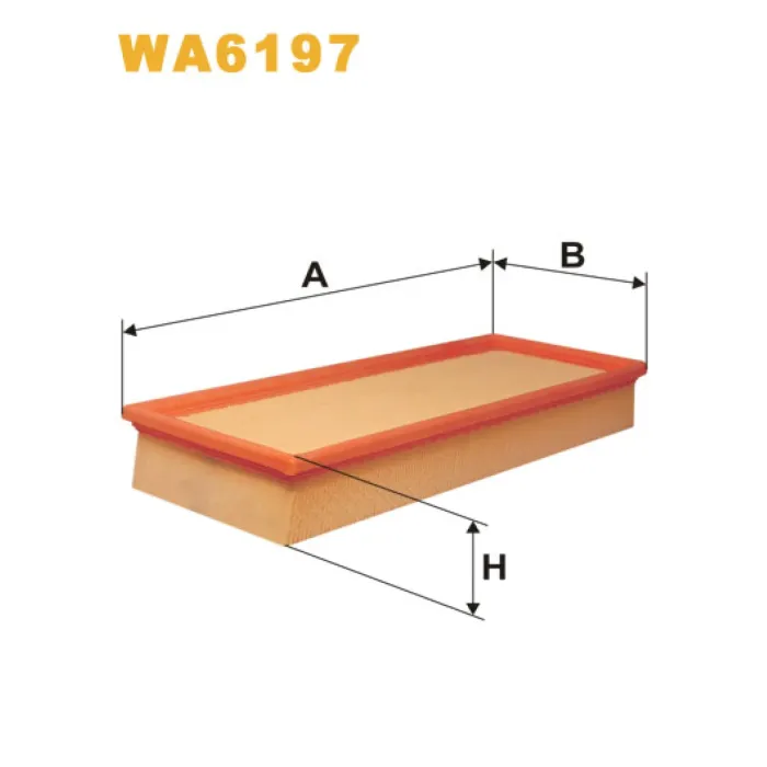 Фільтр повітря BMW Serie 5 (E34), Serie 7 (E32) Wix Filters (WA6197)