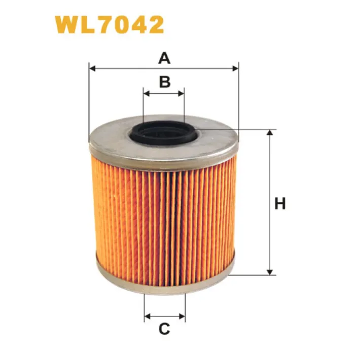 Фільтр оливи BMW Serie 3 (E30), Serie 3 (E36), Serie 5 (E34) Wix Filters (WL7042)