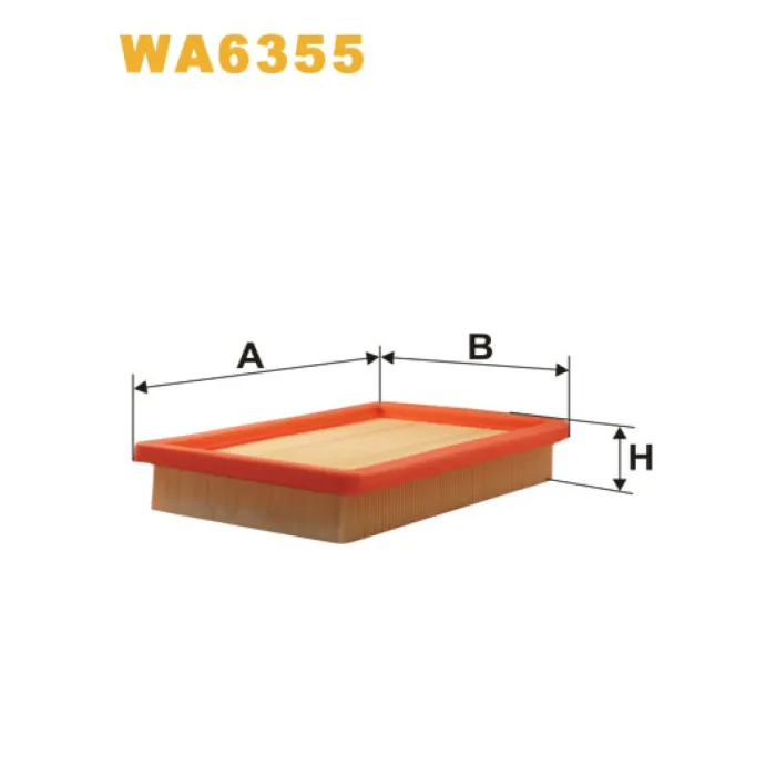 Фільтр повітря Mazda 323C/F/P/S (BA), 323F/P/S (BJ), Artis, Premacy; Volvo V40 Wix Filters (WA6355)