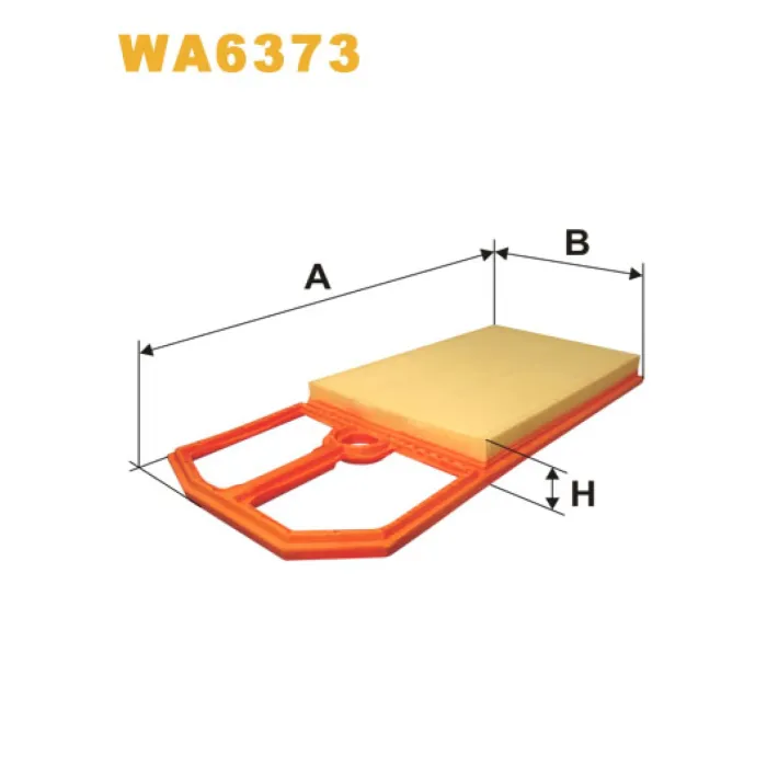 Фільтр повітря Seat Arosa, Cordoba, Cordoba II, Cordoba III, Ibiza II, Ibiza III, Ib Wix Filters (WA6373)