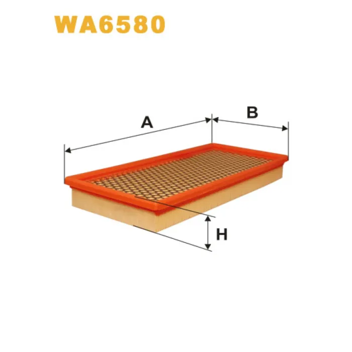 Фільтр повітря Mercedes 400, 500, CL (C140), E (W/R/C/S124), E (W/S210), S (W140), S Wix Filters (WA6580)