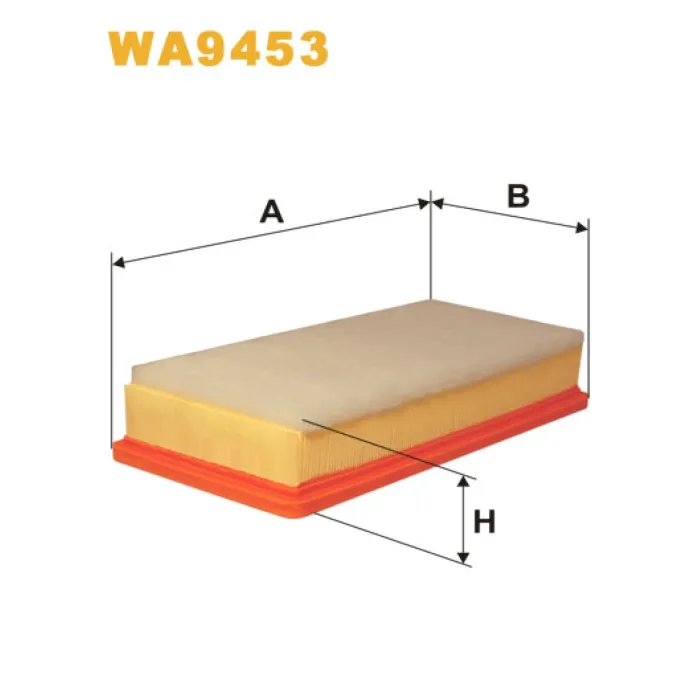 Фільтр повітря Citroen C5, C5 II; Peugeot 407+407 Coupe Wix Filters (WA9453)