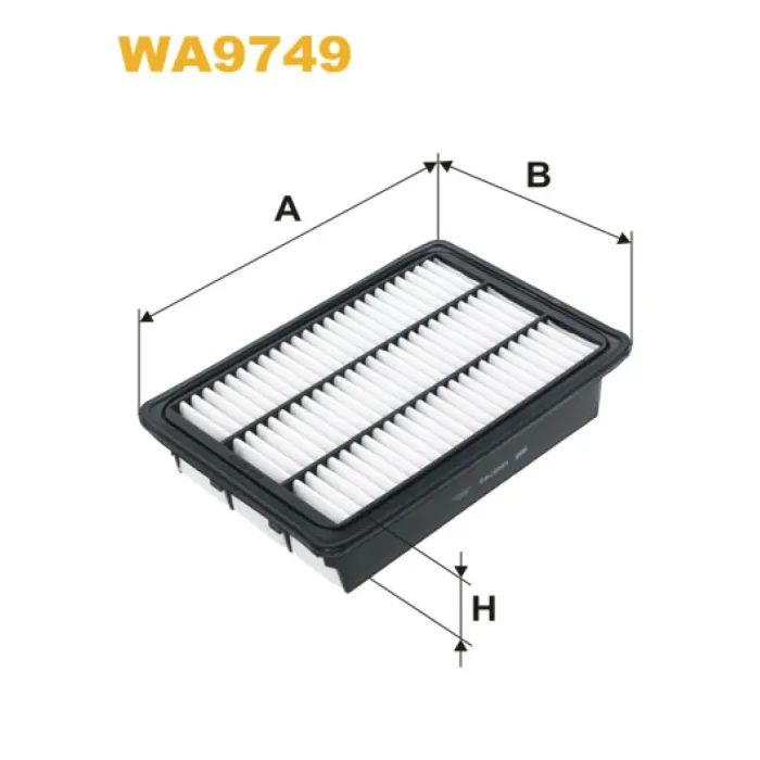 Фільтр повітря Hyundai Santa Fe II Wix Filters (WA9749)